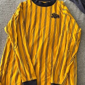 Empyre Yellow and Black Striped Long Sleeve Tee